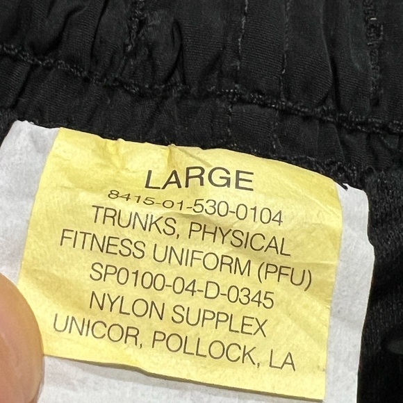 NWT Army Military Lightweight Official Uniform Sports Shorts - Picture 5 of 7